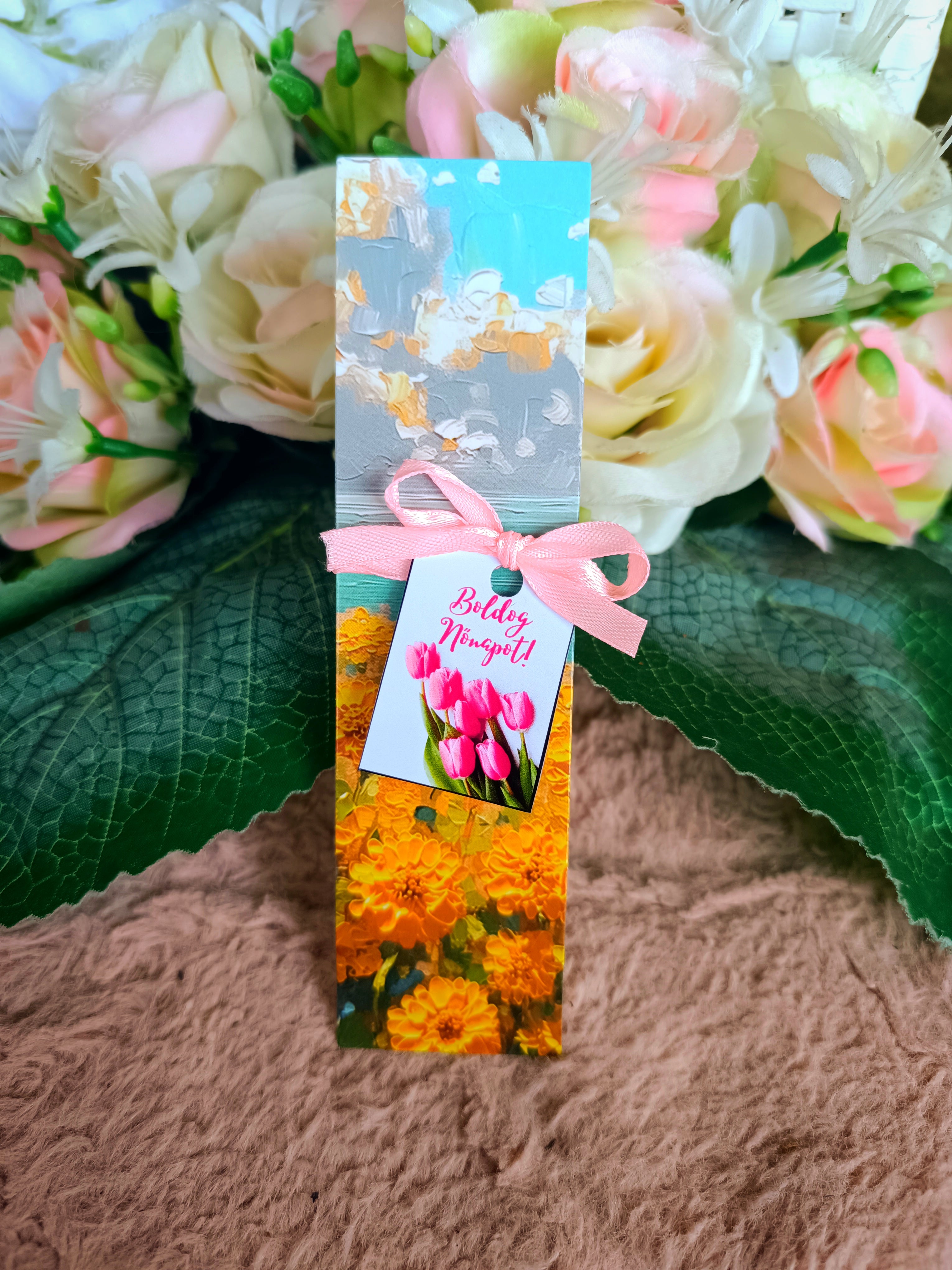 Nőnapi ajándék könyvjelző II